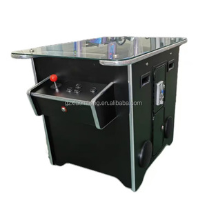 Bền Kim Loại Retro <span class=keywords><strong>Arcade</strong></span> Bảng Đồng Xu Hoạt Động <span class=keywords><strong>60</strong></span> Trò Chơi Video Cocktail Máy Trong Tiếng Anh - Product Image 4