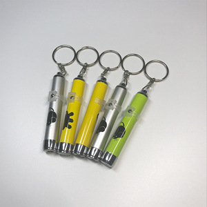 OEM biểu tượng tùy chỉnh LED chiếu Keychain chiếu đèn Pin Torch khuyến mại Carabiners và phụ kiện - Product Image 4