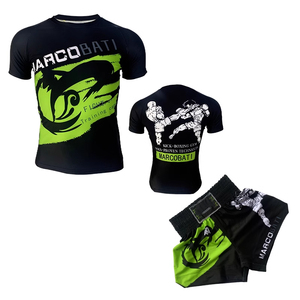Traje de <span class=keywords><strong>Boxeo</strong></span> de Secado Rápido de Alta Calidad, Uniforme para Entrenamiento, Competencia, Muay Thai, Artes Marciales, Fitness, <span class=keywords><strong>Ropa</strong></span> de <span class=keywords><strong>Boxeo</strong></span> - Product Image 2