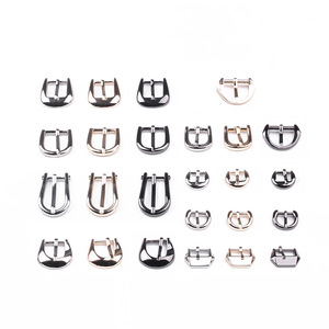 Metal Bar Buckle Alloy Adjustable D Ring Hardware For Bags Mirror Electroplating Durability - Product Image 1