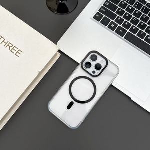 Rõ ràng trường hợp điện thoại từ chống sốc trong suốt TPU cho <span class=keywords><strong>iPhone</strong></span> 17 Pro Max 16 - Product Image 2