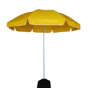 托叶便携式户外太阳伞，带防紫外线、沙螺旋锚、肩背包