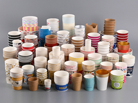 Gobelet à café jetable à simple paroi, logo imprimé, vente en gros, OEM, écologique, biodégradable, épaissi, robuste, 12oz 14oz 16oz