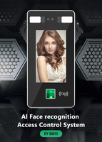 Free SDK C # Java RS485 AI Terminal de reconocimiento facial RFID Tiempo de grabación Reconocimiento facial Control de acceso