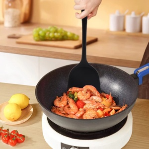 Household Silicone <b>Kitchen</b> Utensils Black Color Cooking Utensil <b>Tools</b> Spatula Spoon Set <b>Kitchen</b> <b>Gadgets</b> for Cookware - Product Image 2