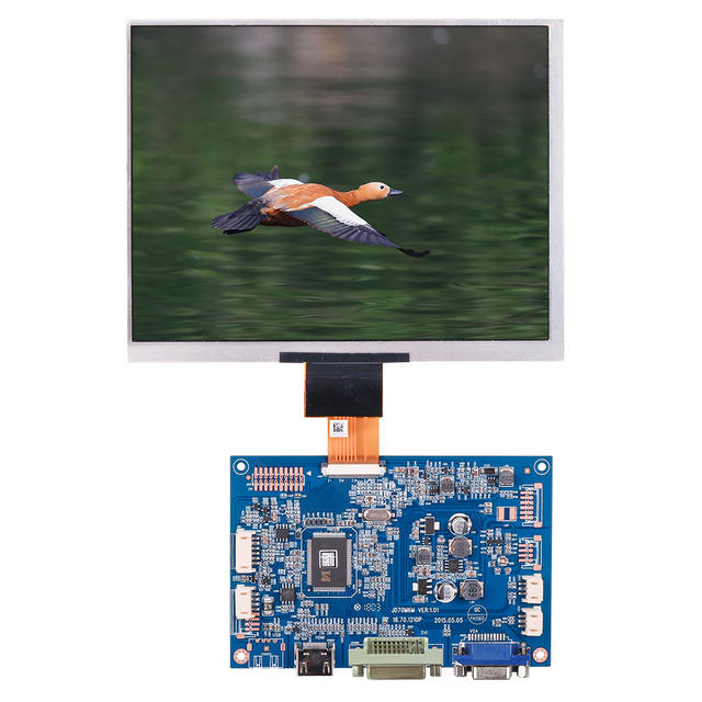 8 inch tft lcd driver display module with DVI/VGA/CVBS