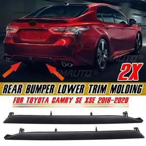 Left+Right <b>Car</b> Rear Bumper <b>Diffuser</b> Lip Spoiler for Toyota for Camry SE XSE 2018-2020 Rear Bumper Protector Splitters Body Kit - Product Image 1