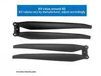 Hélice pliable en fibre de carbone haute performance FPV 43140 de 43 pouces pour accessoires de drone à moteur à hélice rapide compatibles