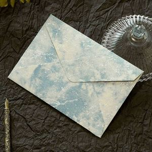Enveloppes en papier nacré texturé cuir gaufré créatif et épaissi, avec logo estampé or, pour publicité et vente en gros - Product Image 3