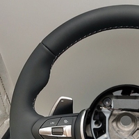 Volant en cuir de série M pour BMW M3 M5 F20 F22 F23 F30 F33 F34 X1 F48 X5 F15 X3 F25 F80 E90 E70 E84 avec palettes