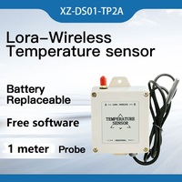 Capteur de température de réfrigérateur Lora, système de surveillance de la température à distance sans fil, précision de 0,5°C, autonomie de la batterie de 5 ans, portée de 5 km