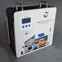 Système de stockage d'énergie solaire hybride 0-5 kWh avec batterie au lithium LiFePO4 empilable, onduleur à onde sinusoïdale pure et contrôleur MPPT intégré