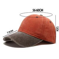 Gorra de Béisbol de Mezclilla Lavada, Unisex, Estilo Vintage, Ajustable, Protección Solar, para Primavera y Otoño