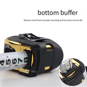 Ruban à mesurer en acier <span class=keywords><strong>m</strong></span>étrique de précision <span class=keywords><strong>double</strong></span> face Hwngwei, 3 <span class=keywords><strong>m</strong></span>ètres, 7,<span class=keywords><strong>5</strong></span> <span class=keywords><strong>m</strong></span>, enroulement automatique, crochet de verrouillage, extrémité antidérapante, résistant à l'usure - Product Image 5