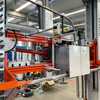 Machine de cerclage de palettes à scellage latéral entièrement automatique pour PET et PP, facile à utiliser, avec plateau tournant