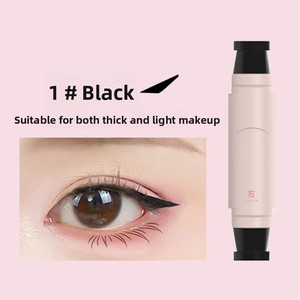 Crayon <span class=keywords><strong>Eyeliner</strong></span> Imperméable Double Pointe avec Tampon, Maquillage Personnalisable, Logo Personnalisé, <span class=keywords><strong>Eyeliner</strong></span> Ailé à Tampon - Product Image 3