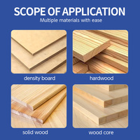 Fraiseuses PCD pour le fraisage du bois CNC, en carbure, 2 flûtes, 45HRC, support ODM/OEM personnalisé pour le MDF et le bois massif