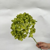 W-A0035 Handgefertigte Seiden-Hortensie Realistische Künstliche Blume Hochwertige Naturgetreue Hochzeits- & Neujahrs-Heimpartydekoration