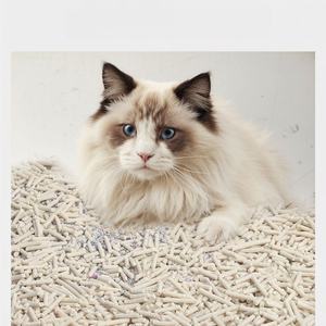 Litière pour chat en tofu mélangé à agglomération rapide, 6l, en vrac, directement de l'usine - Product Image 2