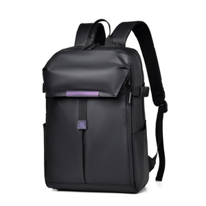 Men's <b>Backpack</b> <b>Large</b> Capacity 20L Computer Interlayer Leisure Travel Solid Color Black Gray Blue Spring 2024 - Product Image 1