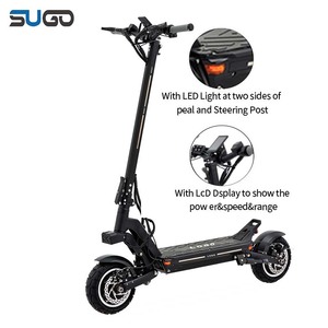 สกู๊ตเตอร์มอเตอร์คู่ 1200w 55 กม./ชม. รับประกันหนึ่งปี พร้อมจอ LCD รุ่น SGX5 สกู๊ตเตอร์มอเตอร์คู่ SGX5 - Product Image 1