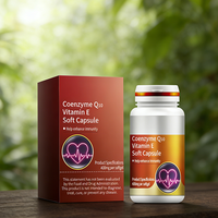 Capsule de coenzyme Q10 et vitamine E en gélule molle 400 mg, marque privée OEM ODM, complément alimentaire pour le soutien immunitaire