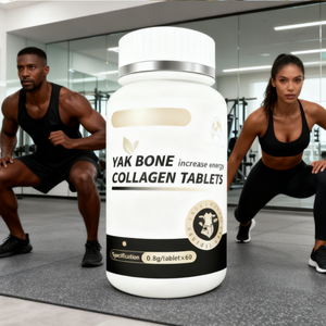 Коллагеновые таблетки из кости яка премиум-класса, высокочистая пищевая добавка |   Легкие в употреблении таблетки для здоровья взрослых (60 таблеток/флакон) для иммунитета - Product Image 3