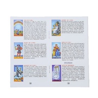 Offre Spéciale : Jeu Complet de Cartes Oracle Rose et Tarot Anglais/Russe avec Manuel, Étanche, Estampage Doré, Jeu de Société