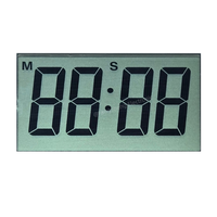 Kundenspezifisches TN-Positiv-Transflektiv-LCD mit 6-Uhr-Betrachtungswinkel, Segment-LCD mit 4 Ziffern, 12 PIN TN-Positiv-Segment-LCD-Panel