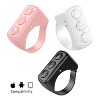 Anneau de défilement portable avec télécommandes pour téléphone portable, déclencheur de selfie, retourneur de page TikTok