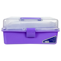 Boîte à outils multifonctionnelle pour l'art des ongles Boîte spéciale pour les artistes en plastique durable