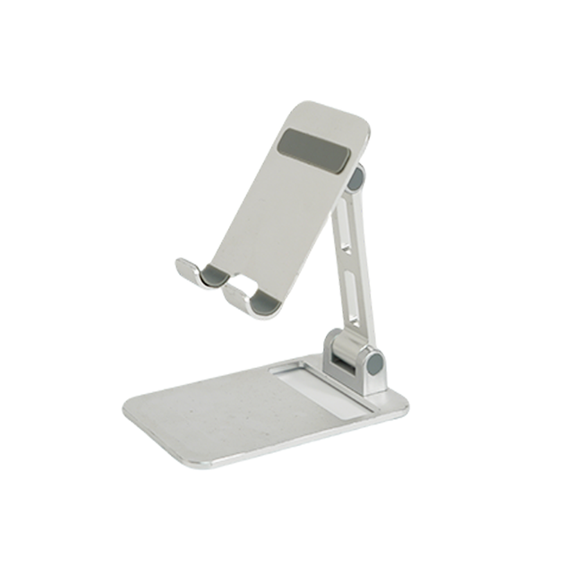 2025 New Flexible Universal Aluminum Alloy Smartphone Desk Holder Multi-Angle Foldable Portable Adjustable Phone Stand for Home