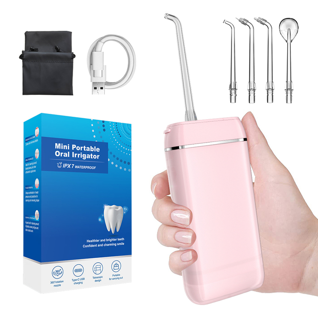 Rechargeable Smart Cordless Portable Electric Teeth Cleaning Dental Oral Irrigator Water Flosser For Teeth Dental Water Jet