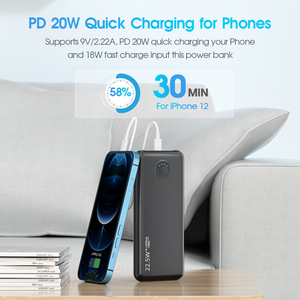 PNB10 9500mAh Dual USB <span class=keywords><strong>Power</strong></span> Bank ricarica rapida interfaccia tipo-C 18650 batteria ai polimeri di litio Design a 2 linee - Product Image 6