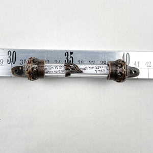 Jewish Israel Mezuzah Case Home Decor <span class=keywords><strong>Mezuza</strong></span> With Torah Parchment Scroll Mezuzah - Product Image 5