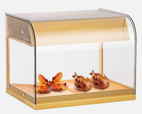 Vitrine chauffante électrique en acier inoxydable 304 CHUANGYU, vitrine chauffante pour tarte, vitrine chauffante pour aliments chauds, vitrine chauffante pour poulet frit