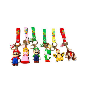 Porte-clés Mary Super, poupée, jouet en plastique <span class=keywords><strong>Mali</strong></span>, petit cadeau, dessin animé de voiture, chimpanzé, pendentif en gros - Product Image 1