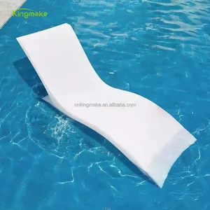 Factory Direct Sale Modern Hotel Beach Swimming Pool Chaise Lounge Patio Set Garden Lounge Outdoor Furniture Plastic Sun Lounger
