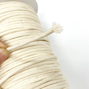 1.5 Để 10Mm Bện 100% Bông Dây Tùy Chỉnh Màu Sắc Tự Nhiên Dệt Vòng Sợi Dây Thừng Mềm Vẽ Dây Cho Hàng May Mặc Và Giày - Product Image 6