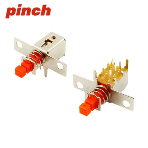 Interrupteur à clavier de piano 12 broches 6 broches 8 broches A03 Droit Auto-bloquant Déverrouillable CC Simple rangée 3 broches PS 12E05 22E05 - Product Image 2