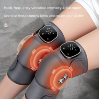 Masseur thermique électrique pour genoux avec moxibustion, compresse chaude et contrôle de la minuterie pour les articulations des épaules et le soulagement de la fièvre