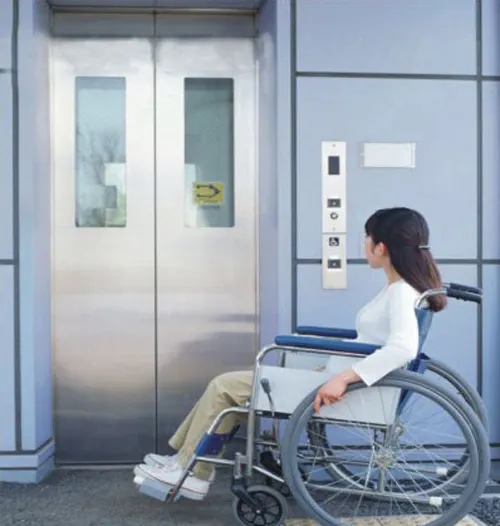 Gute Qualität Platzsparende Patienten Krankenhaus lift Lieferant Behinderten aufzug Rollstuhl aufzug