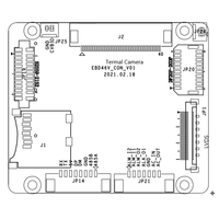 Carte d'encodage à sortie IP unique bi-spectre pour caméra thermique et numérique