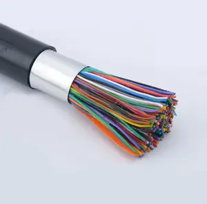 Rj11 o.m.s حبل انخفاض utp cat5e 10p 25p 50p 100p كابل الهاتف رمز اللون صنع في الصين