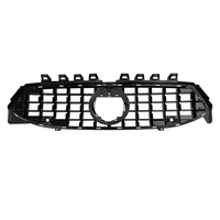 Pour pour CLA Classe W118 2019 2020 2021 Grille avant Style GT Noir Matériau ABS Durable Installation facile