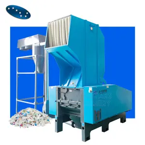 PC800 Industrial Plastic Crusher Machine / Plastic waste lumps bottles crushing shredding line