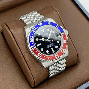 Montres pour hommes avec lunette rotative de 40 mm, montre mécanique, verre saphir, marque haut de gamme, étanche 100 m, montre pour hommes d'affaires - Product Image 2