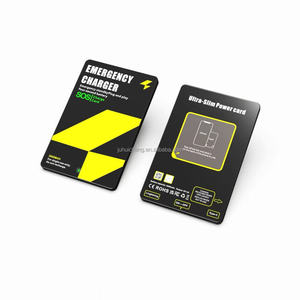 Batterie Li-Polymère à Charge Rapide d'Urgence à Usage Unique Papier Jetable 3000mAh Haute Capacité Ultra Fine Mini Chargeur Portable de Type <span class=keywords><strong>Carte</strong></span> - Product Image 5