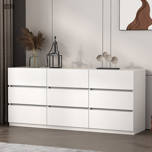 Bắc Âu mộc mạc phòng đẹp Gỗ trắng ngực của <span class=keywords><strong>9</strong></span> ngăn kéo tủ cho phòng khách phòng ngủ hành lang Tủ thiết kế - Product Image 1