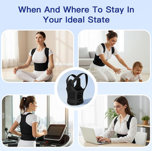 Chifory New Arrivals Custom Adjustable Scoliosis Back Support Brace for Men Women Neoprene <b>Belt</b> Posture Corrector - Product Image 3